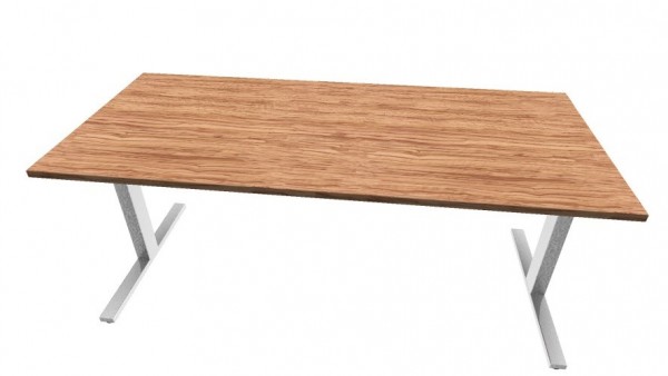 WINI WINEA STARTUP Steh-Sitz-Tisch 180 x 80 cm, Höhenverstellbar von 65 – 125 cm