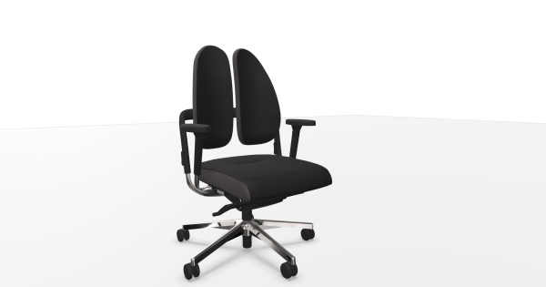 Bürostuhl xenium-duo back® mit geteilter Rückenlehne für optimalen Komfort