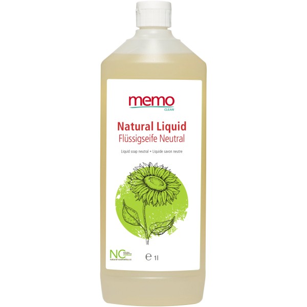 memo Flüssigseife Natural Liquid H1146 1l