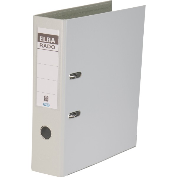 ELBA Ordner ELBAradoplast 100022629 DIN A4 80mm PVC grau