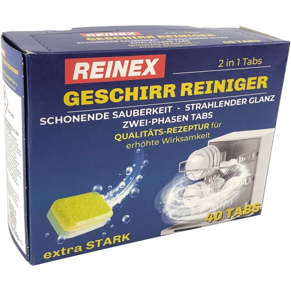 REINEX Spülmaschinentabs 2-Phasen 1012 40 St./Pack.