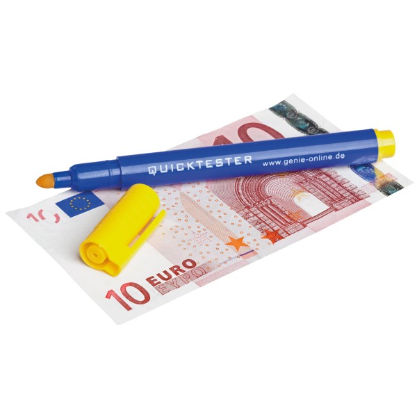 GENIE Geldscheinprüfstift Quicktester 11794 blau/gelb