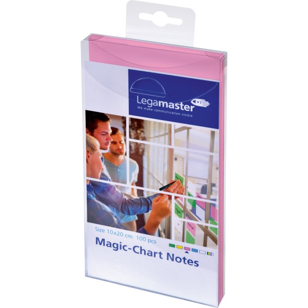 Legamaster Flipchartnotizen Magic 7-159409 10x20cm pink 100 St./Pack.