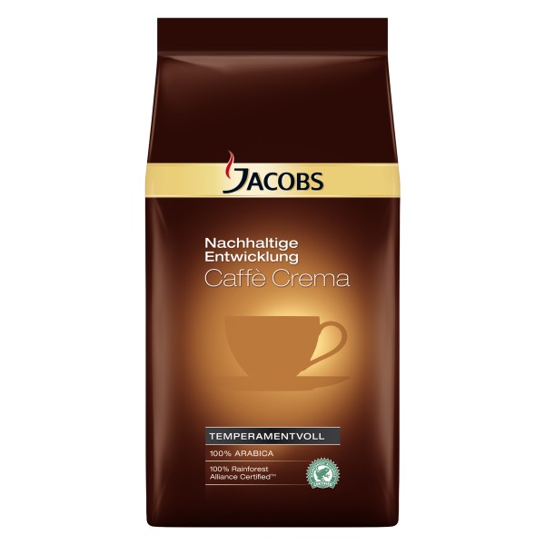 JACOBS Kaffee Nachhaltige Entwicklung Caff? Crema 4031706 1kg