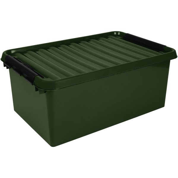 Sunware Aufbewahrungsbox Q-line 79700017 recyclt 45L grün