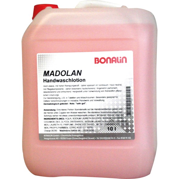 Bonalin Flüssigseife Madolan 50.0038.010 10 liter rosa