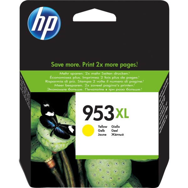 HP Tintenpatrone F6U18AE 953XL 1.600 Seiten 20ml gelb