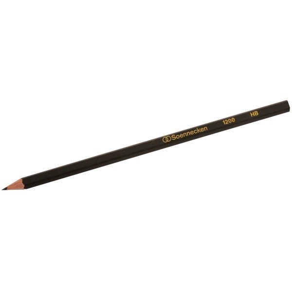 Soennecken Bleistift 1200 HB lackiert grau 12 St./Pack.