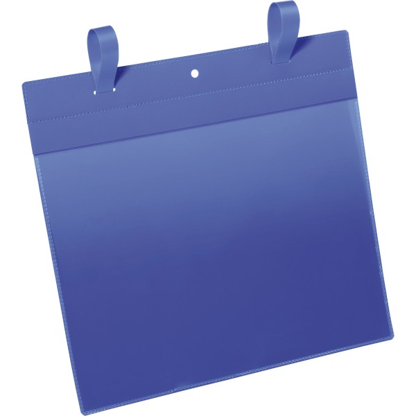 DURABLE Gitterboxtaschen A4 quer dunkelblau 50 Stück