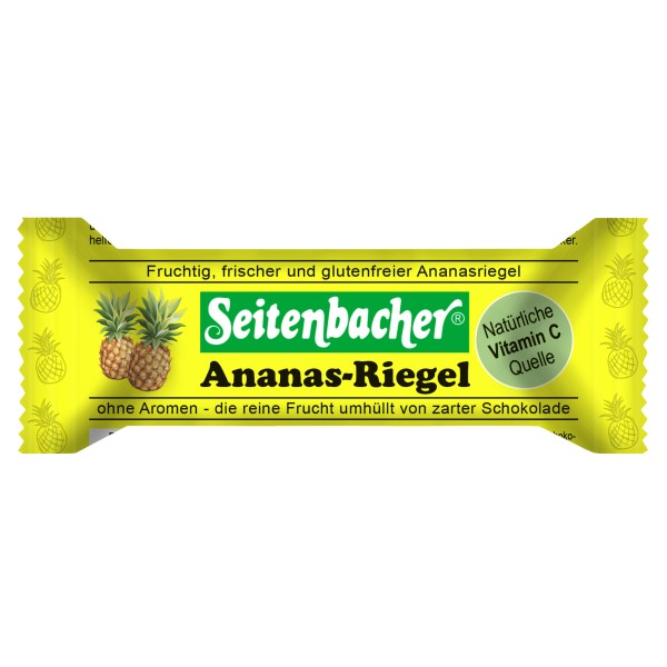Seitenbacher Schoko Ananas Riegel 3612 12x50g