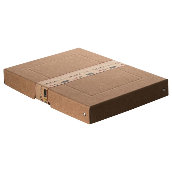 Falken Aufbewahrungsbox PURE Box Nature 22001792 A4 40mm braun