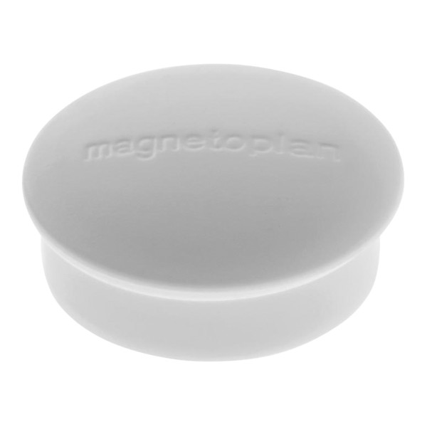 magnetoplan Magnet Discofix Mini 1664601 20mm grau 10 St./Pack.