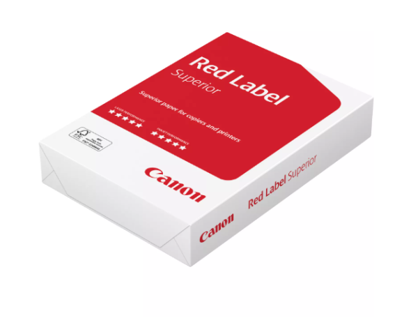 Canon Kopierpapier Red Label DIN A4 80g/m² - Pack mit 500 Blatt