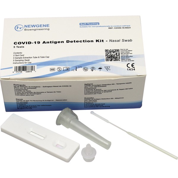 NEWGENE Laien-Antigen-Test COVID-19-NG21 Kit 5 St./Pack