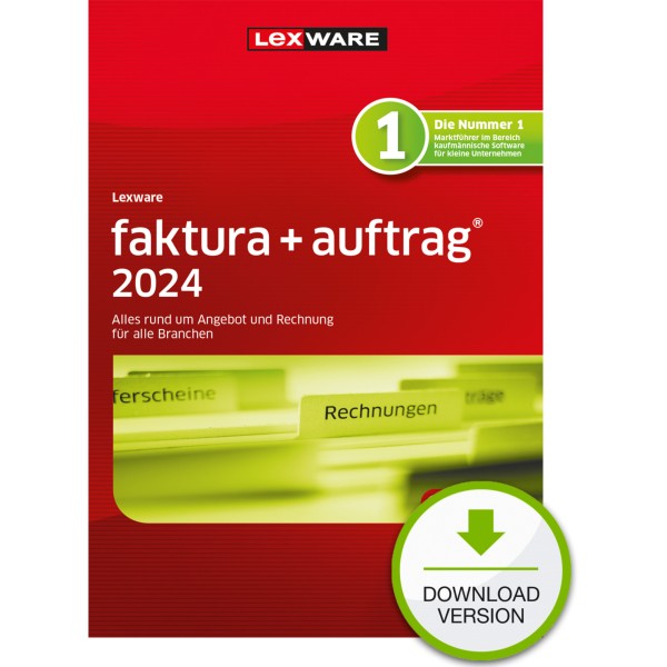 Lexware Faktura+Auftrag 2024 08871-2042 Software Lizenz