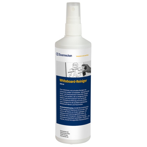 Soennecken Reinigungsspray 4831 für Whiteboards Pumpspray 250ml