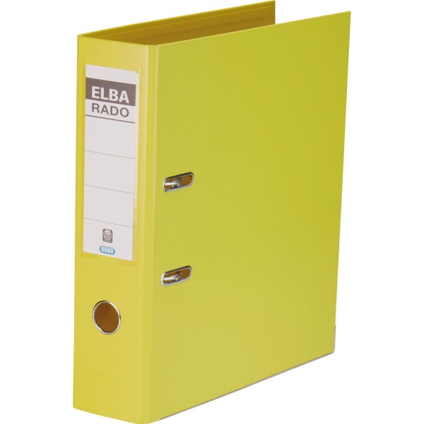 ELBA Ordner ELBAradoplast 100022627 DIN A4 80mm PVC gelb