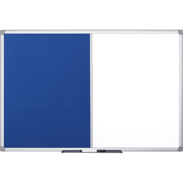 Bi-office Kombitafel Maya XA0522170 Filz/magnetisch 120x90cm blau