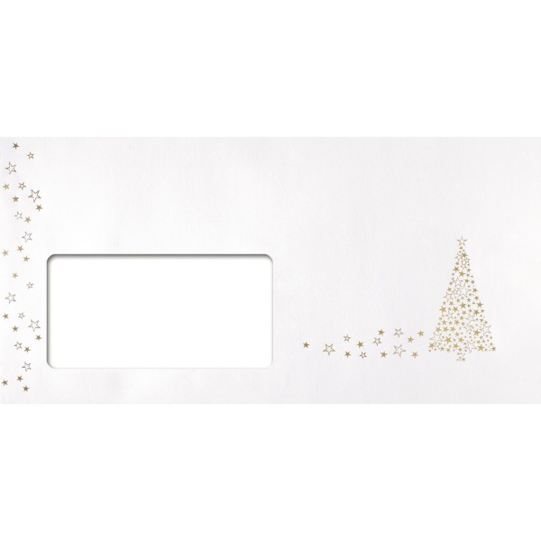 SIGEL Weihnachts-Umschlag Golden Tree DU084 90g DL 50 St./Pack.