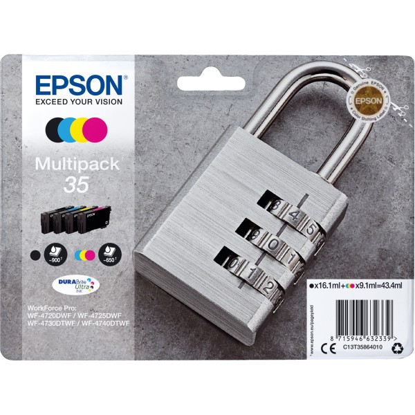 Epson Tintenpatrone C13T35864010 35 sw/c/m/y 4 St./Pack.