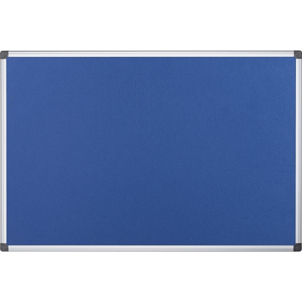 Bi-office Pinnwand Maya FA2843170 Aluminiumrahmen Filz 200x120cm blau