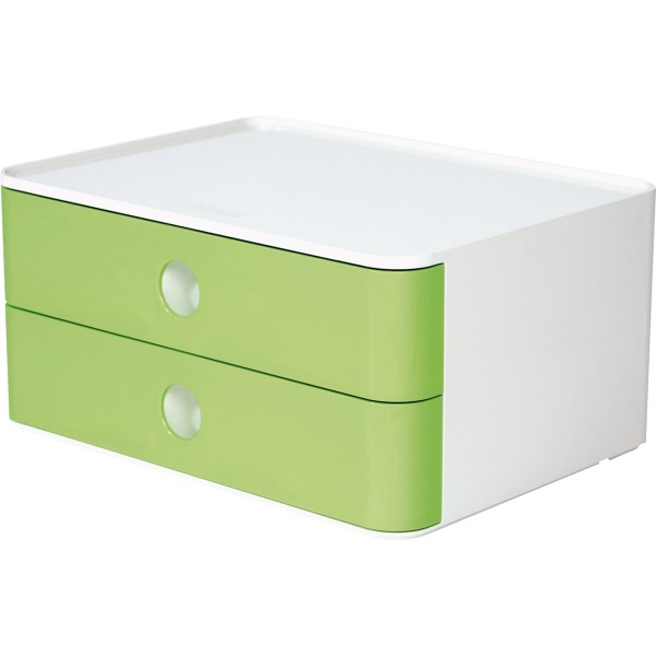 HAN Schubladenbox SMART-BOX PLUS ALLISON 2 Schubladen 1120-80 grün