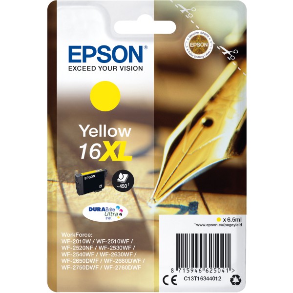 Epson Tintenpatrone C13T16344012 6,5ml gelb
