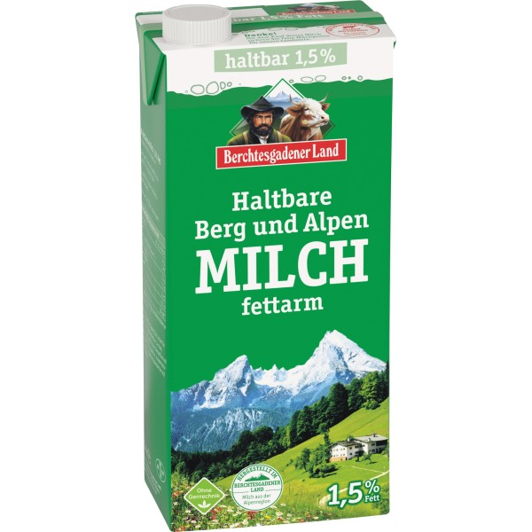 Berchtesgadener Land H-Milch 1001642 1,5Prozent 1l 12 St./Pack.