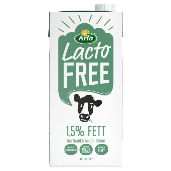 Arla H-Milch LactoFREE 603255 1,5Prozent 1l 10St.