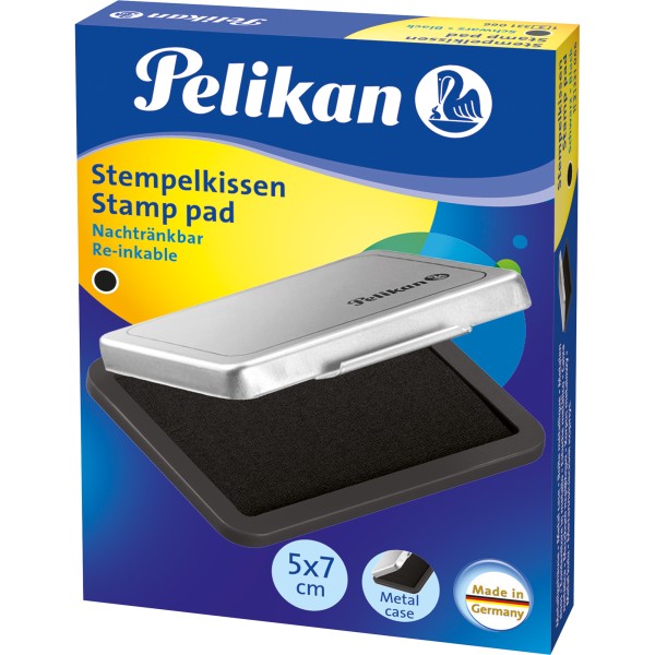 Pelikan Stempelkissen 331066 Gr.3 5x7cm Metallic-Gehäuse schwarz