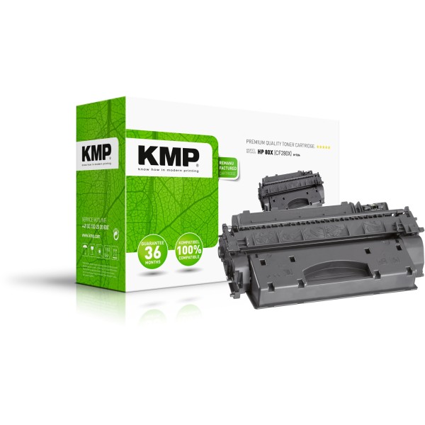 KMP Toner 1235,3000 H-T164 wie HP CF280X 7.300Seiten schwarz