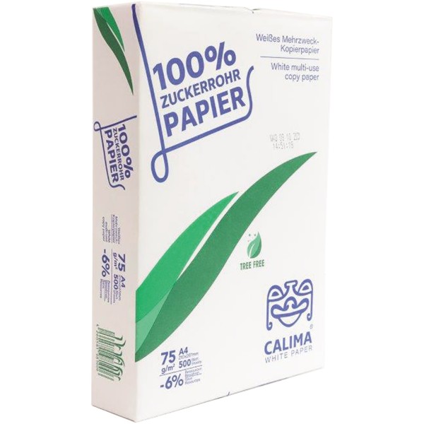 CALIMA Kopierpapier 8045-10A75S Zuckerrohrpapier A4 75g weiß 500Bl.