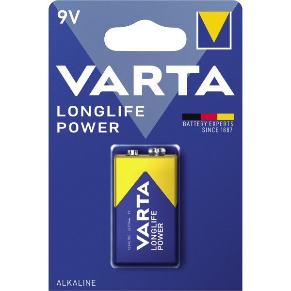 Varta Batterie Longlife Power 04922121411 E-Block 9V 580mAh