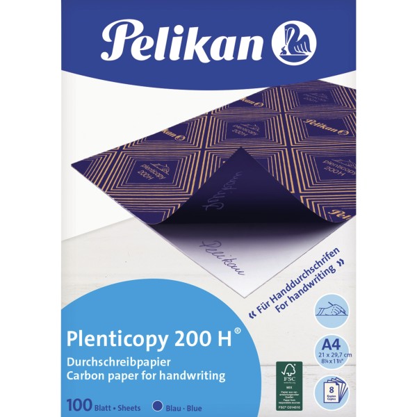 Pelikan Blaupapier Plenticopy 404426 DIN A4 gewachst 100 Bl./Pack