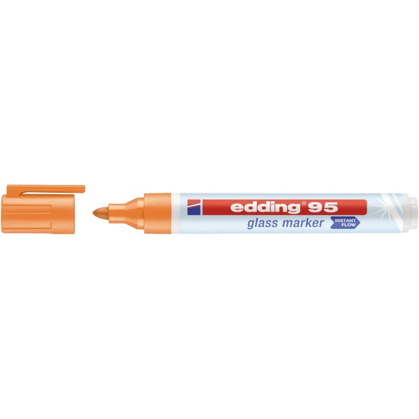 edding Glasboardmarker 95 4-95006 1,5-3mm Rundspitze orange