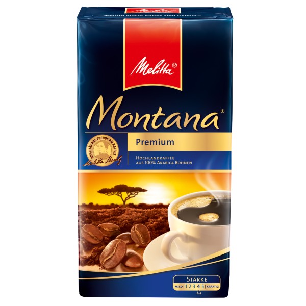 Melitta Kaffee Montana 10001640 gemahlen 500g/Pack.
