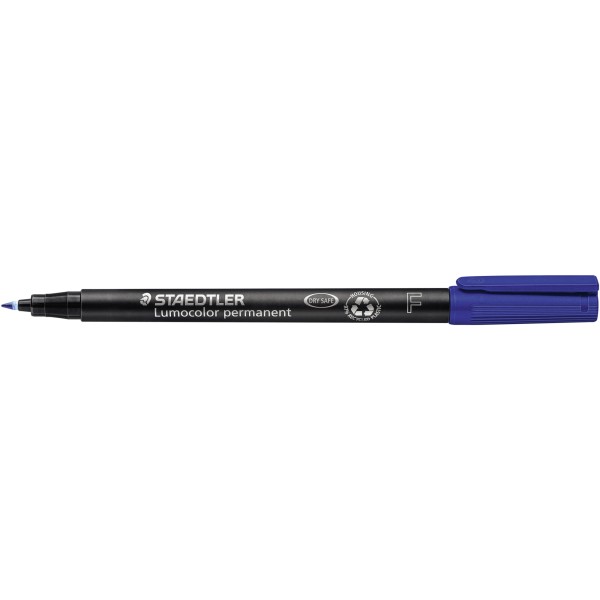 STAEDTLER Folienstift Lumocolor 318-3 0,6mm permanent blau