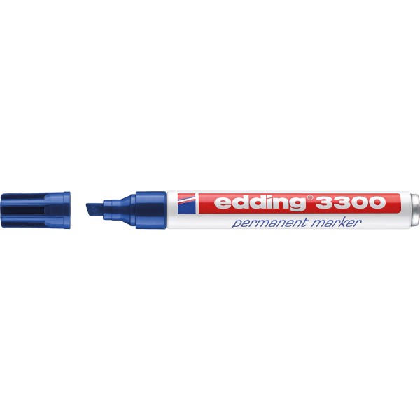 edding Permanentmarker 3300 4-3300003 1-5mm Keil blau