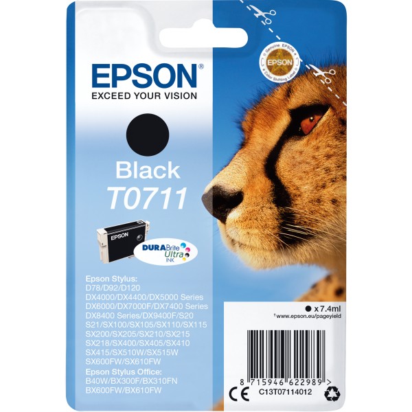 Epson Tintenpatrone C13T07114012 245Seiten 7,4ml schwarz