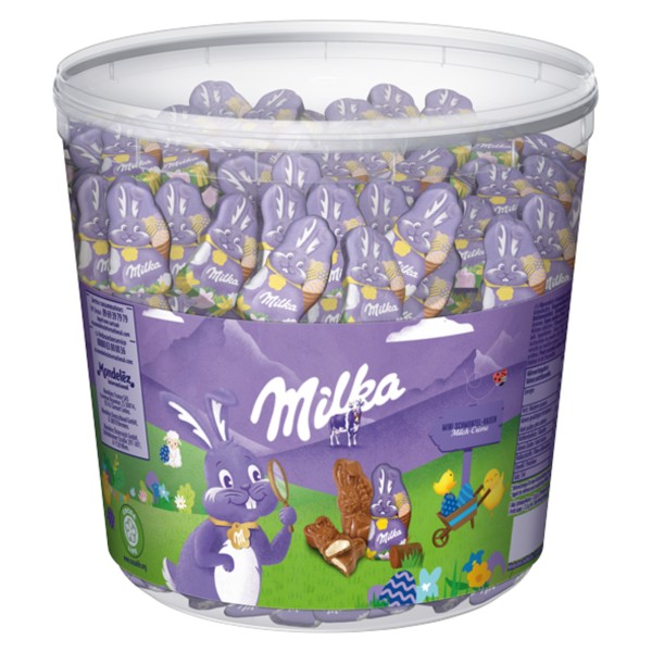Milka Mini Schmunzelhasen Milchcrème 635587 1.505g