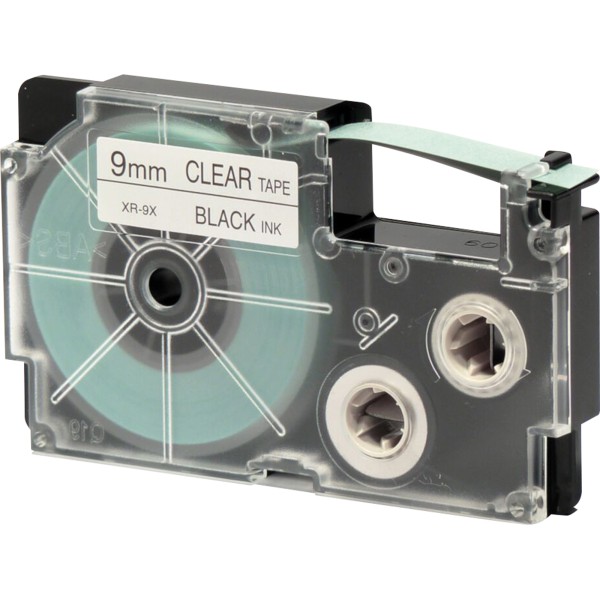 CASIO Schriftbandkassette XR-9X1 9mmx8m sw auf tr