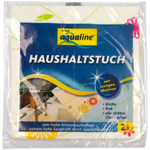 aQualine Haushaltstuch 2018 35x38cm 2 St./Pack.