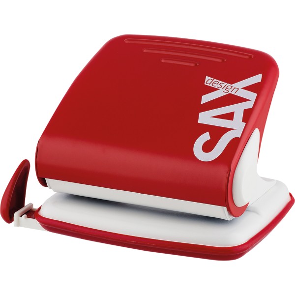 Sax Bürolocher 0-418-13 für 25 Blatt rot