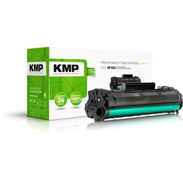 KMP Toner 2526,3000 H-T194 wie HP Nr.83X CF283X 2.300S. schwarz