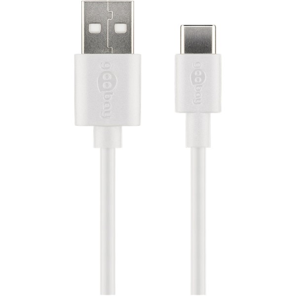 Goobay USB Kabel 45563 DAT USB-C/A 2.0 1m ws
