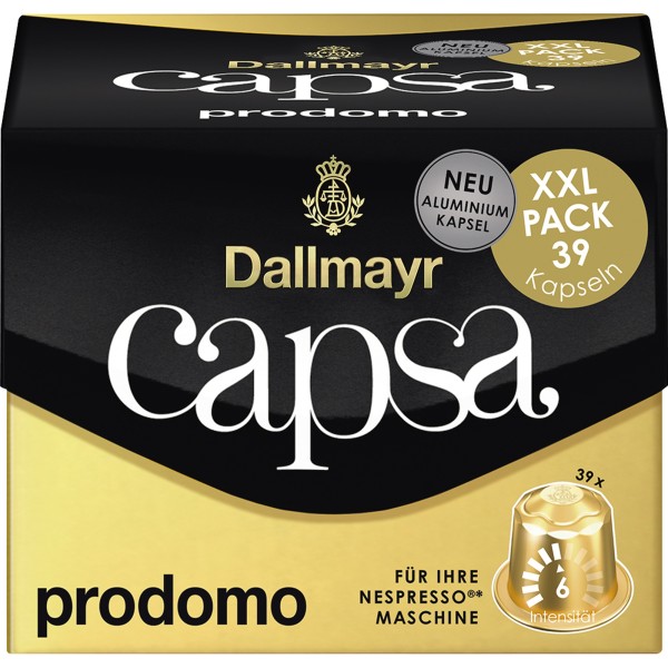 Dallmayr Kaffeekapsel capsa Prodomo XXL 111039000 39 St./Pack.