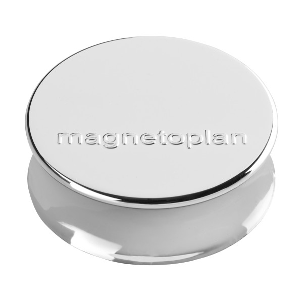magnetoplan Magnet Ergo Large 1665032 34mm silber 10 St./Pack.
