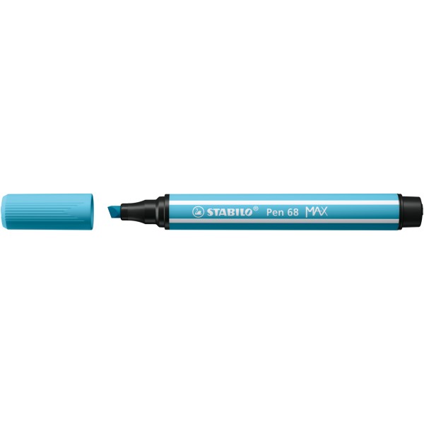 STABILO Filzstift Pen 68 MAX 768/57 1+5mm azurblau